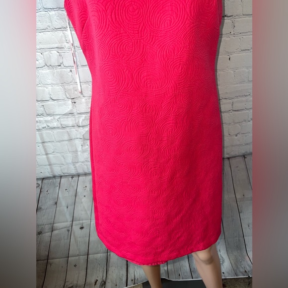 Chetta Bee Sunhee dark pink sleeveless dress size 8 - Picture 3 of 12